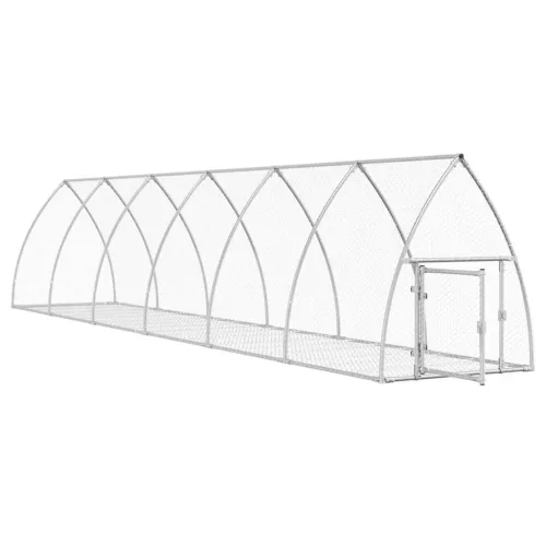  szürke horganyzott acél nyúlketrec 600 x 105 x 120 cm