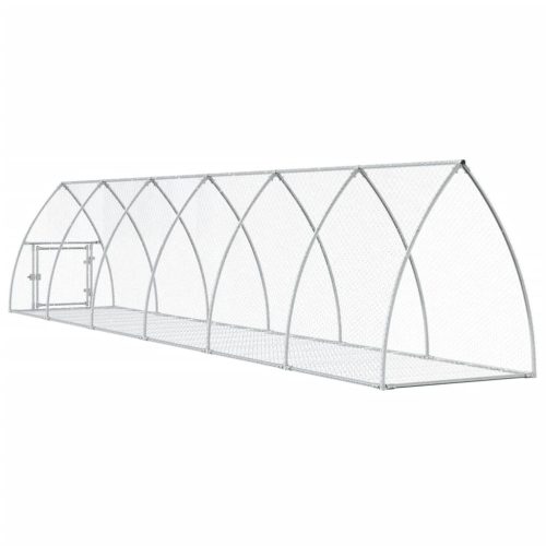  szürke horganyzott acél nyúlketrec 600 x 105 x 120 cm