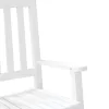  2 db fehér tömör nyárfa gyerekhintaszék