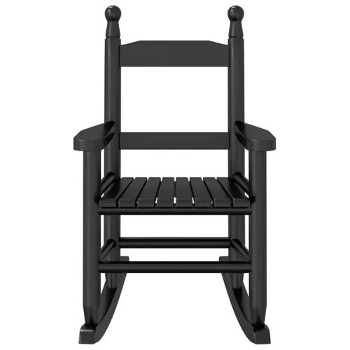  2 db fekete tömör nyárfa gyerekhintaszék