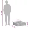  bézs polyrattan és akácfa kerti asztal 70 x 70 x 25 cm