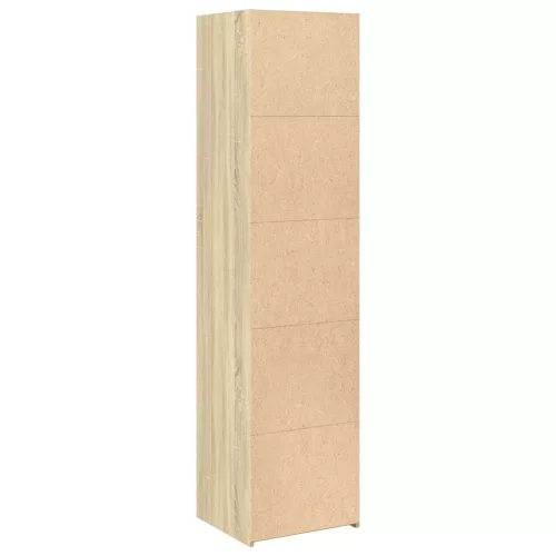  sonoma tölgy színű szerelt fa magasszekrény 45 x 41 x 185