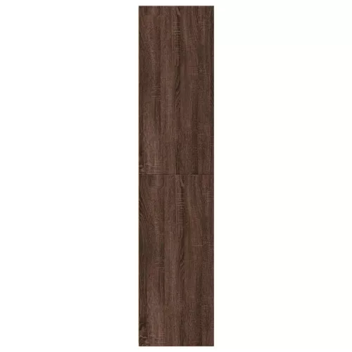  barna tölgy színű szerelt fa magasszekrény 45 x 41 x 185