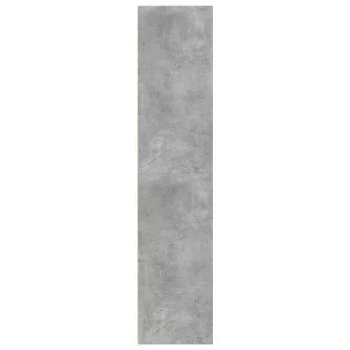  betonszürke színű szerelt fa magasszekrény 50 x 41 x 185