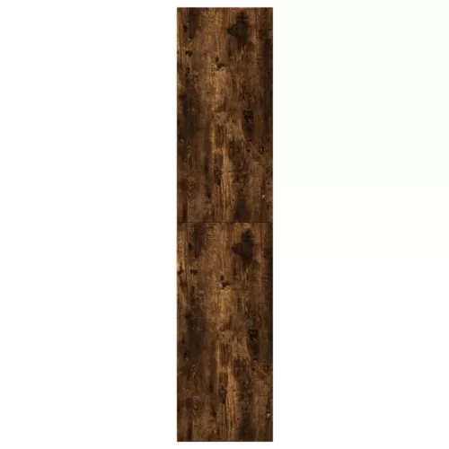  füstös tölgy színű szerelt fa magasszekrény 50 x 41 x 185