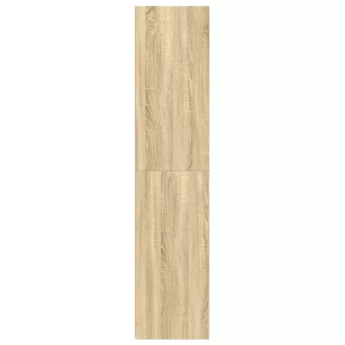  sonoma tölgy színű szerelt fa magasszekrény 70 x 41 x 185 cm