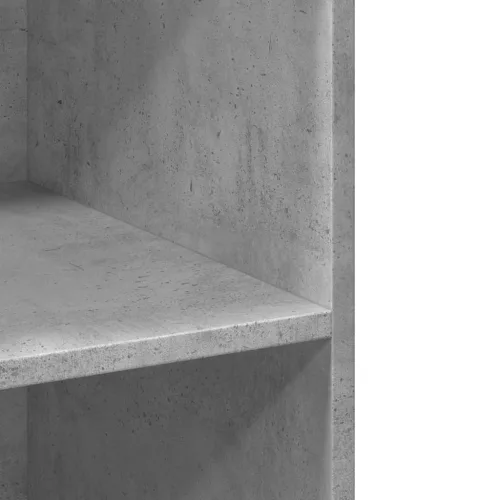  betonszürke szerelt fa magasszekrény 70 x 41 x 185 cm