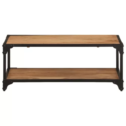  tömör akácfa dohányzóasztal 90 x 45 x 35 cm