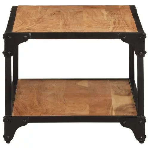  tömör akácfa dohányzóasztal 90 x 45 x 35 cm