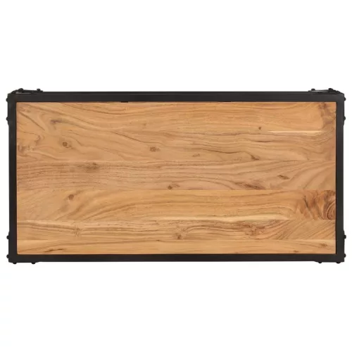  tömör akácfa dohányzóasztal 90 x 45 x 35 cm