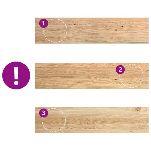  4 db tömör tölgyfa lépcsőfokok kezeletlen 110x30x2 cm