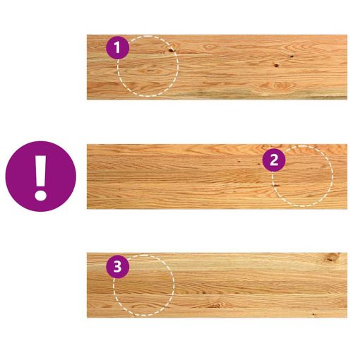  4 db tömör tölgyfa világosbarna lépcsőfokok 100x25x2 cm