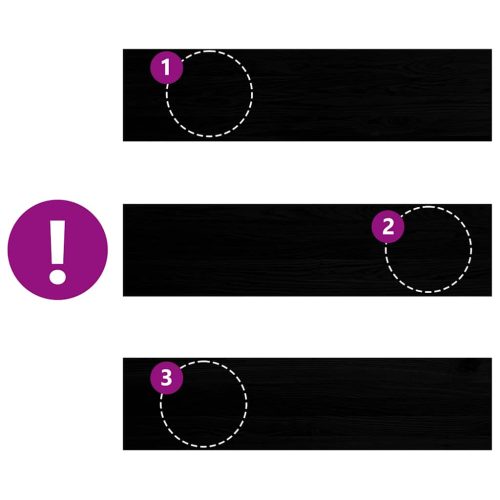  lépcsőfokok 4 db Sötétbarna 100x25x2 cm tömör fa tölgyfa