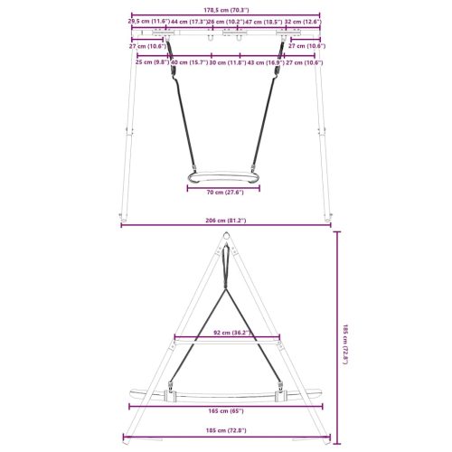  kültéri hintaszett fészekhintával