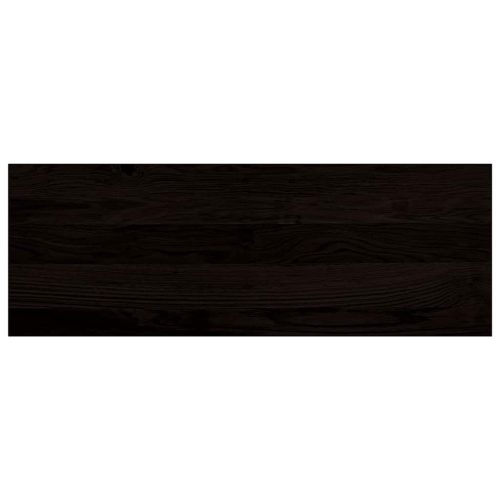  lépcsőfokok 2 db Sötétbarna 70x30x2 cm tömör fa tölgyfa