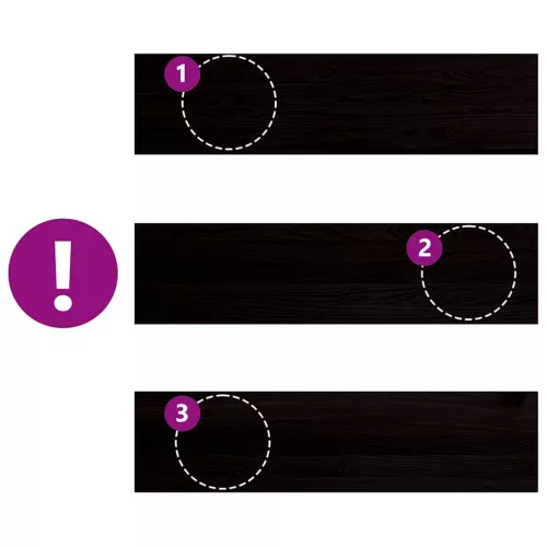  lépcsőfokok 2 db Sötétbarna 100x30x2 cm tömör fa tölgyfa