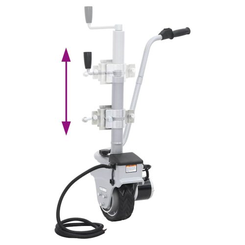  alumínium motoros zsoké kerék utánfutó mozgató 12 V 350 W