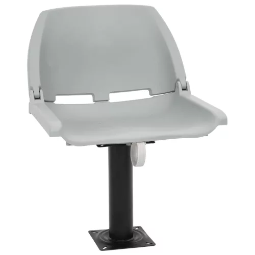  2 részes szürke összecsukható hajóülés párna nélkül 48x51x41 cm