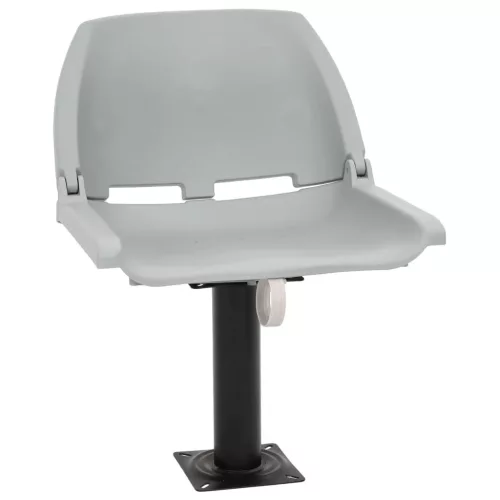  4 részes szürke összecsukható hajóülés párna nélkül 48x51x41 cm