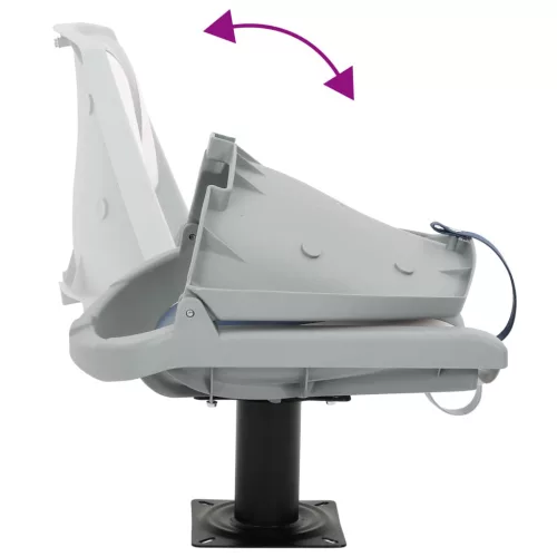  2 részes kék és fehér összecsukható hajóülés 48x51x41 cm