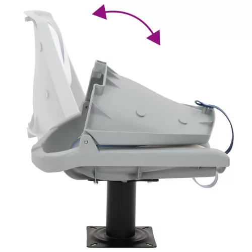  4 részes kék és fehér összecsukható hajóülés 48x51x41 cm