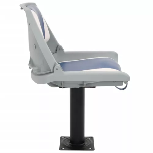  4 részes kék és fehér összecsukható hajóülés 48x51x41 cm