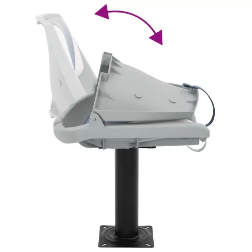  4 részes kék és fehér összecsukható hajóülés 48x51x41 cm