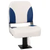  kék és fehér összecsukható hajóülés 1 készlet 41x36x48 cm
