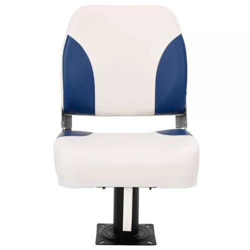  kék és fehér összecsukható hajóülés 2 készlet 41x36x48 cm