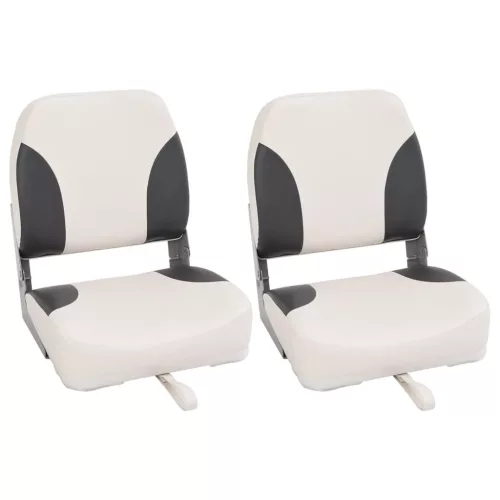  2 db összecsukható magas háttámlás csónakülés 41 x 36 x 48 cm