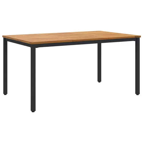  Kert étkező szett 5 pcs Fekete Tömör Akácfa