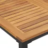  Kert étkező szett 5 pcs Fekete Tömör Akácfa