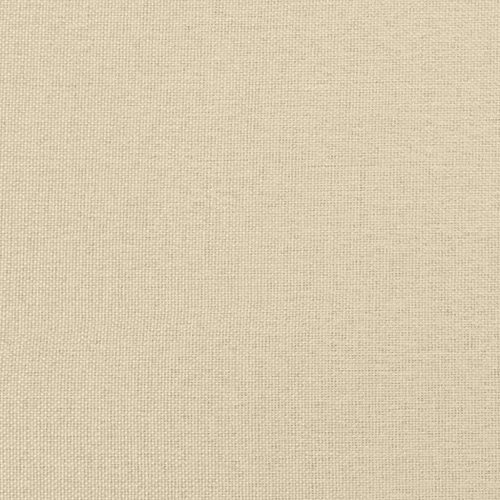  krémszínű szövet ágykeret matrac nélkül 200 x 200 cm