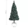  zöld PET műkarácsonyfa állvánnyal 180 cm