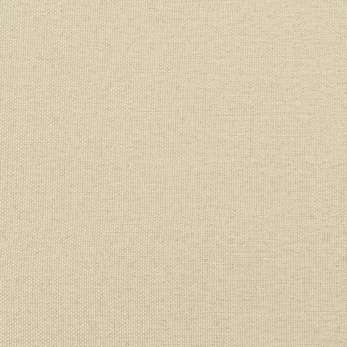  krémszínű szövet ágykeret matrac nélkül 140 x 200 cm