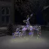  3 részes karácsonyi rénszarvas díszvilágítás 229 LED-del