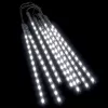  8 db 192 LED-es hideg fehér bel-/kültéri meteor fényfüzér 30 cm
