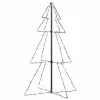  160 LED-es beltéri/kültéri kúp alakú karácsonyfa 78 x 120 cm