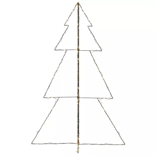  240 LED-es beltéri/kültéri kúp alakú karácsonyfa 118 x 180 cm