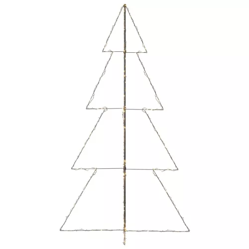  360 LED-es beltéri/kültéri kúp alakú karácsonyfa 143 x 250 cm