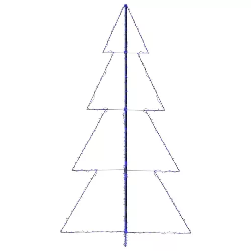  360 LED-es beltéri/kültéri kúp alakú karácsonyfa 143 x 250 cm