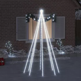  karácsonyi vízeséses favilágítás 400 LED-del 2,5 m