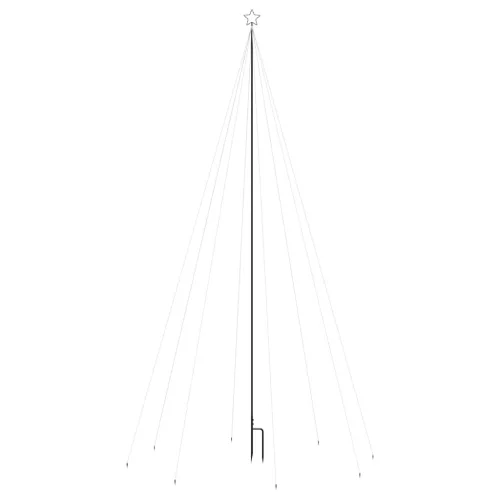  karácsonyi vízeséses favilágítás 400 LED-del 2,5 m