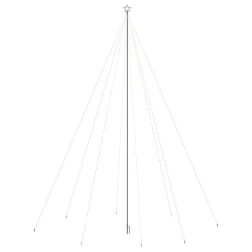  színes LED karácsonyfa beltéri kültéri 1300 LED 8 m