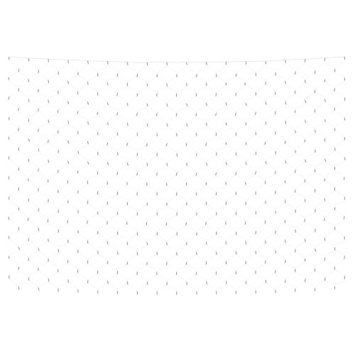  kültéri hálós meleg fehér karácsonyi világítás 204 LED 3 x 2 m