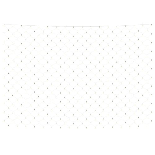  kültéri hálós meleg fehér karácsonyi világítás 204 LED 3 x 2 m