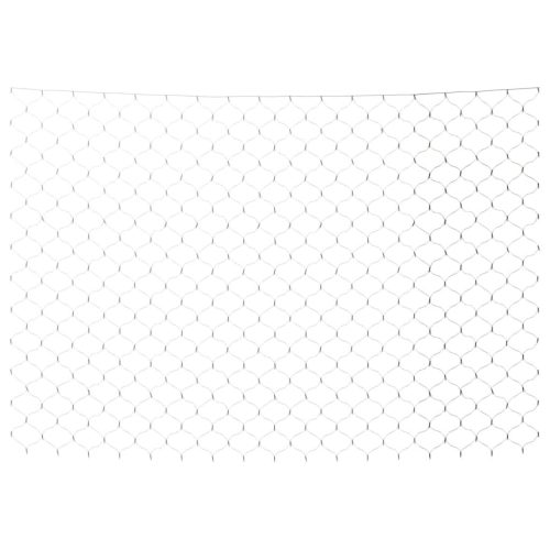  kültéri hálós hideg fehér karácsonyi világítás 204 LED 3 x 2 m