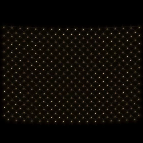  kültéri hálós meleg fehér karácsonyi világítás 306 LED 3 x 3 m