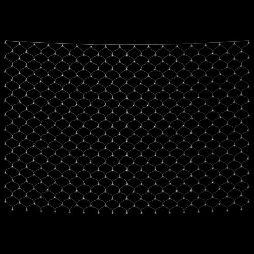  kültéri hálós hideg fehér karácsonyi világítás 306 LED 3 x 3 m