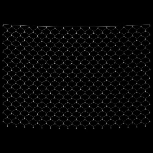  kültéri hálós hideg fehér karácsonyi világítás 544 LED 4 x 4 m